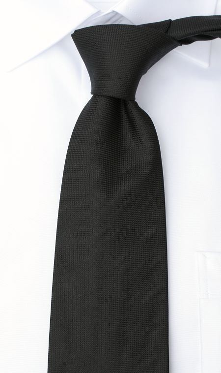 68 Leonardus Seide und ETERNA Krawatte Hemden Lang Olymp und cm + schwarz 72 | Reine Trauerkrawatte Extra