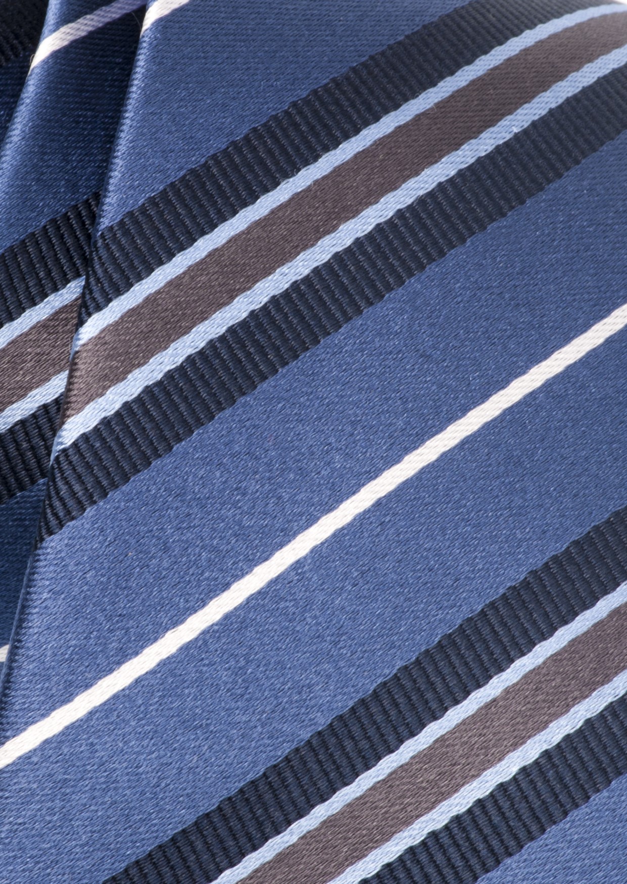 Krawatte 72 68 und grau-braun Olymp ETERNA blau und Extra in Gestreifte Hemden cm Lang + marine Eterna | weiß